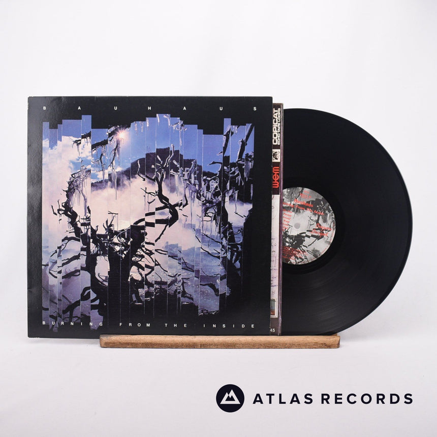 Bauhaus Burning From The Inside LP Vinyl Record - Front Cover & Record