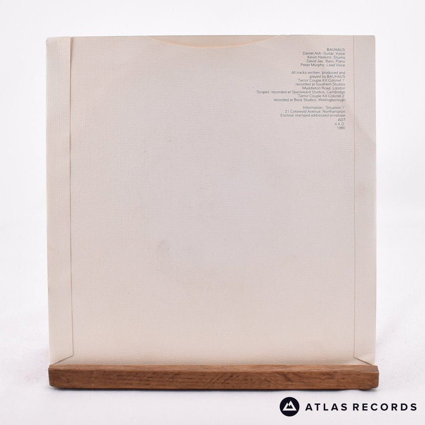 Bauhaus - Terror Couple Kill Colonel - Bilbo 7" Vinyl Record - EX/EX