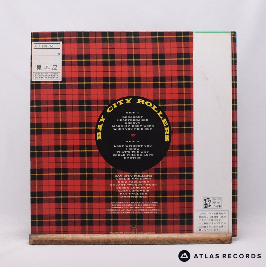 Bay City Rollers - Breakout - Obi Insert Japanese A1 B1 LP Vinyl Record - VG+/EX