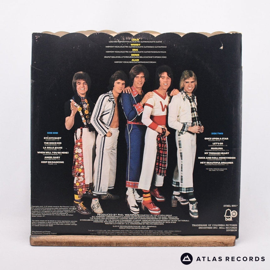 Bay City Rollers - Once Upon A Star - Die-Cut Sleeve LP Vinyl Record - EX/VG+