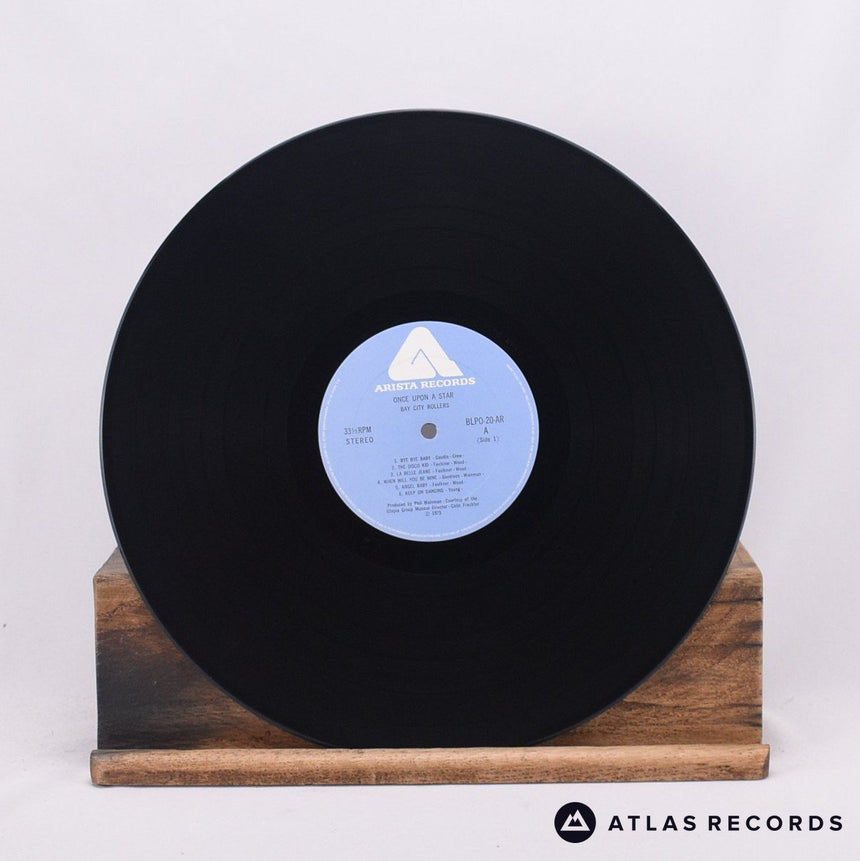 Bay City Rollers - Once Upon A Star - Die-Cut Sleeve LP Vinyl Record - EX/EX