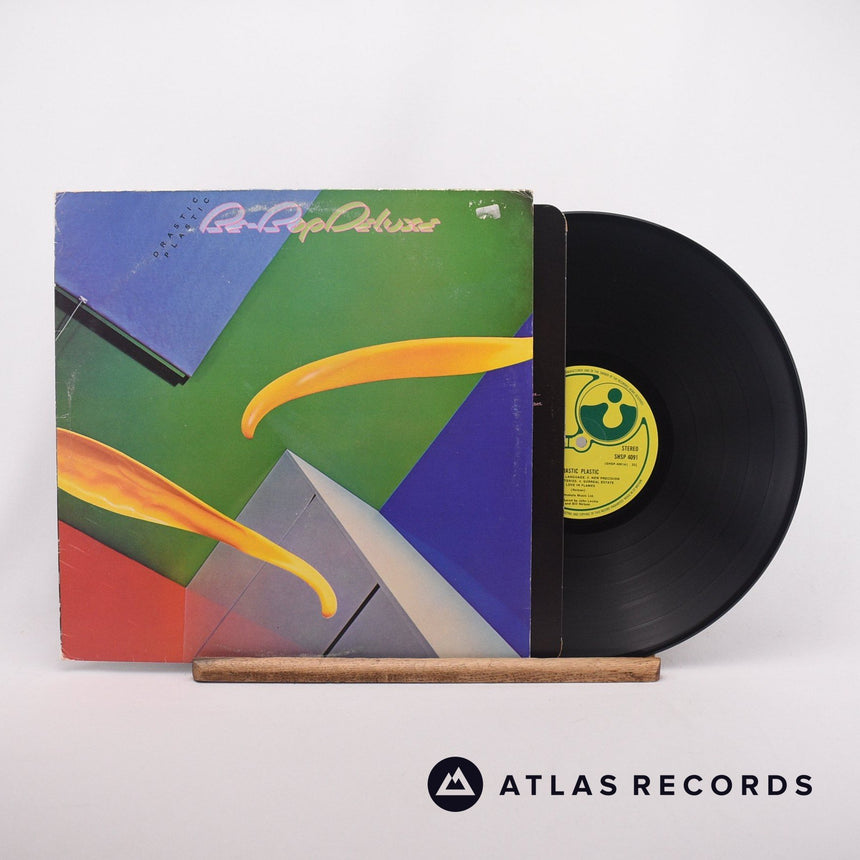 Be Bop Deluxe Drastic Plastic LP Vinyl Record - Front Cover & Record
