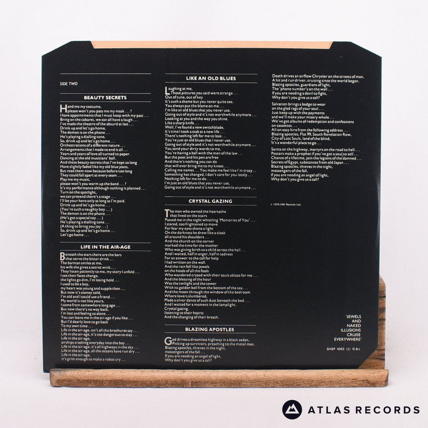 Be Bop Deluxe - Sunburst Finish - Lyric Sheet LP Vinyl Record - EX/EX
