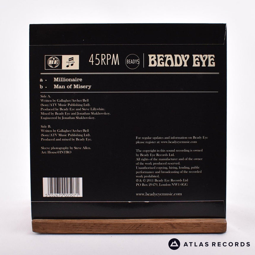 Beady Eye - Millionaire - 7" Vinyl Record - NM/NM