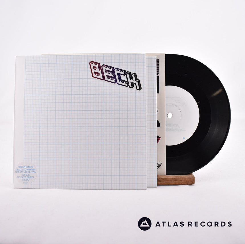 Beck Cellphone's Dead 7" Vinyl Record - Front Cover & Record