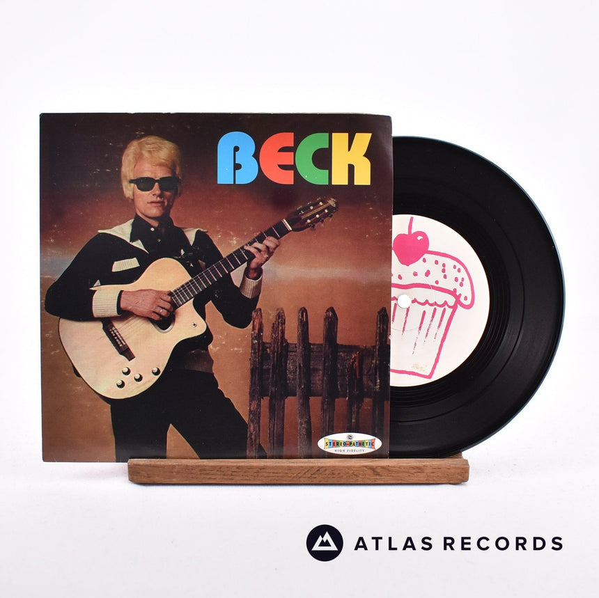 Beck Steve Threw Up 7" Vinyl Record - Front Cover & Record