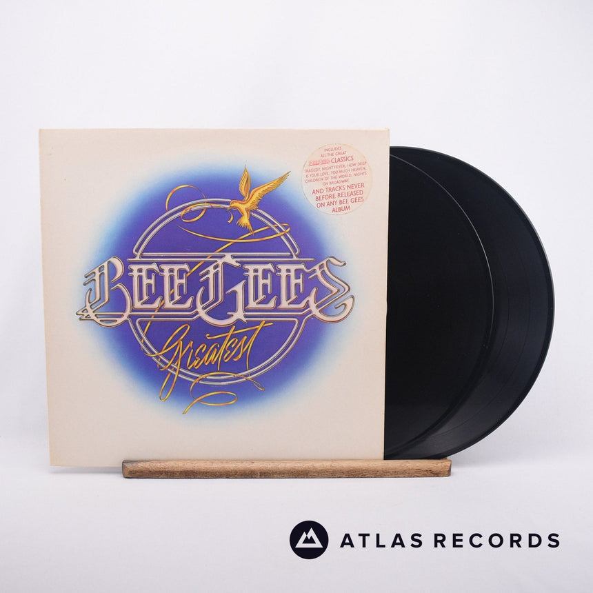 Bee Gees Greatest 2 x LP Vinyl Record - Front Cover & Record