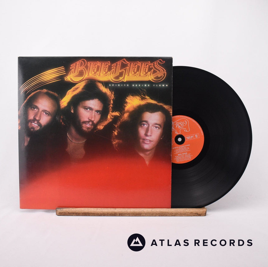Bee Gees Spirits Having Flown LP Vinyl Record - Front Cover & Record