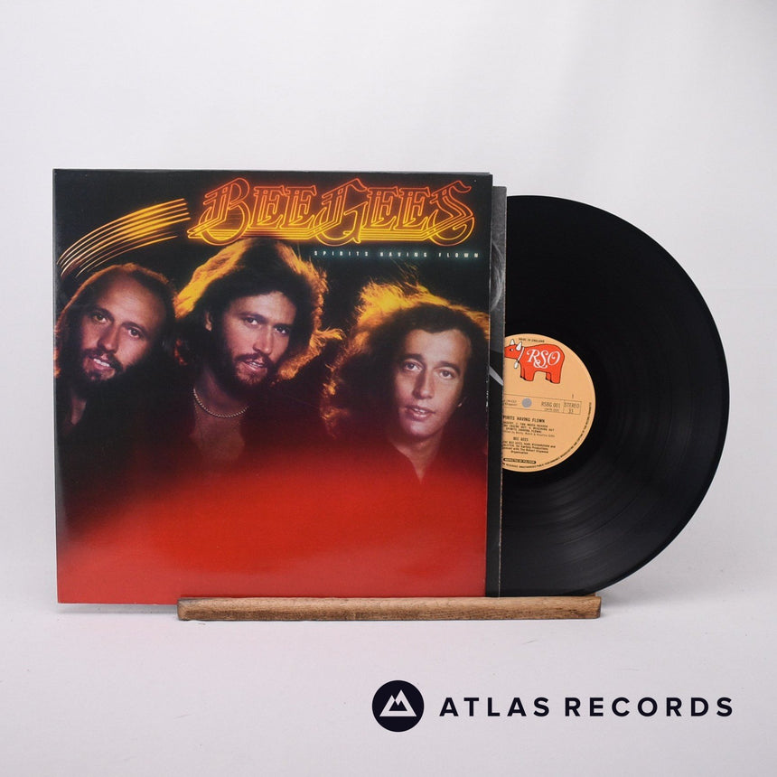 Bee Gees Spirits Having Flown LP Vinyl Record - Front Cover & Record