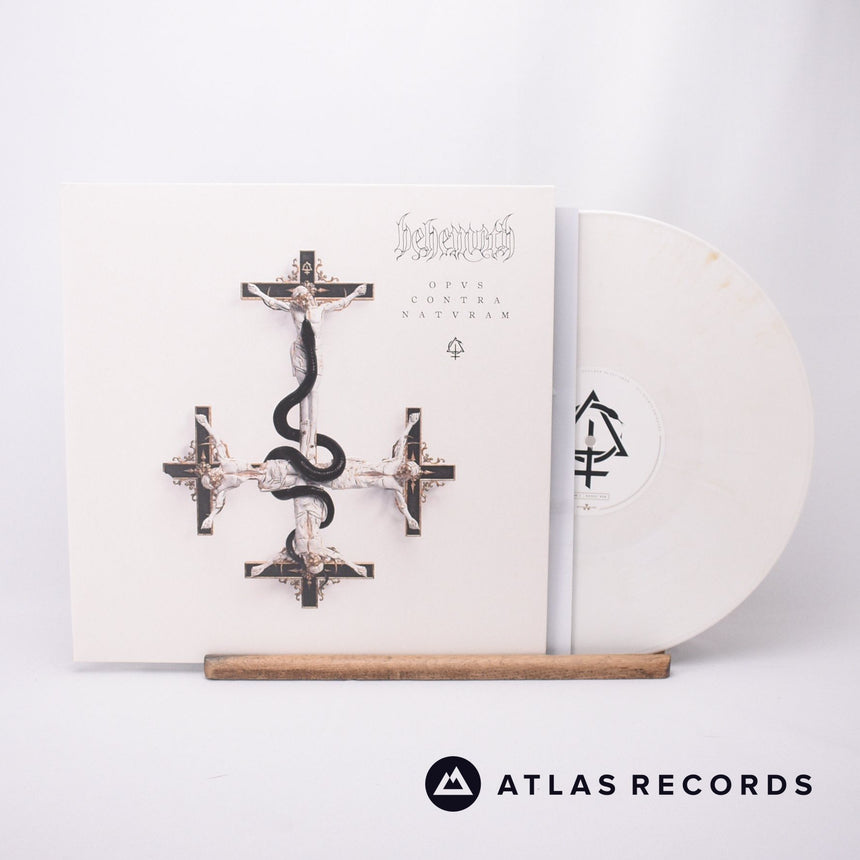 Behemoth - Opvs Contra Natvram - Booklet White/Gold Marbled LP Vinyl Record