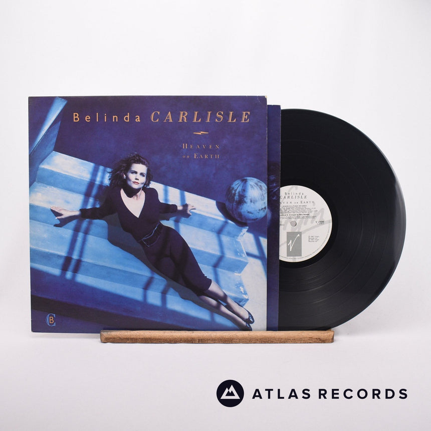 Belinda Carlisle Heaven On Earth LP Vinyl Record - Front Cover & Record
