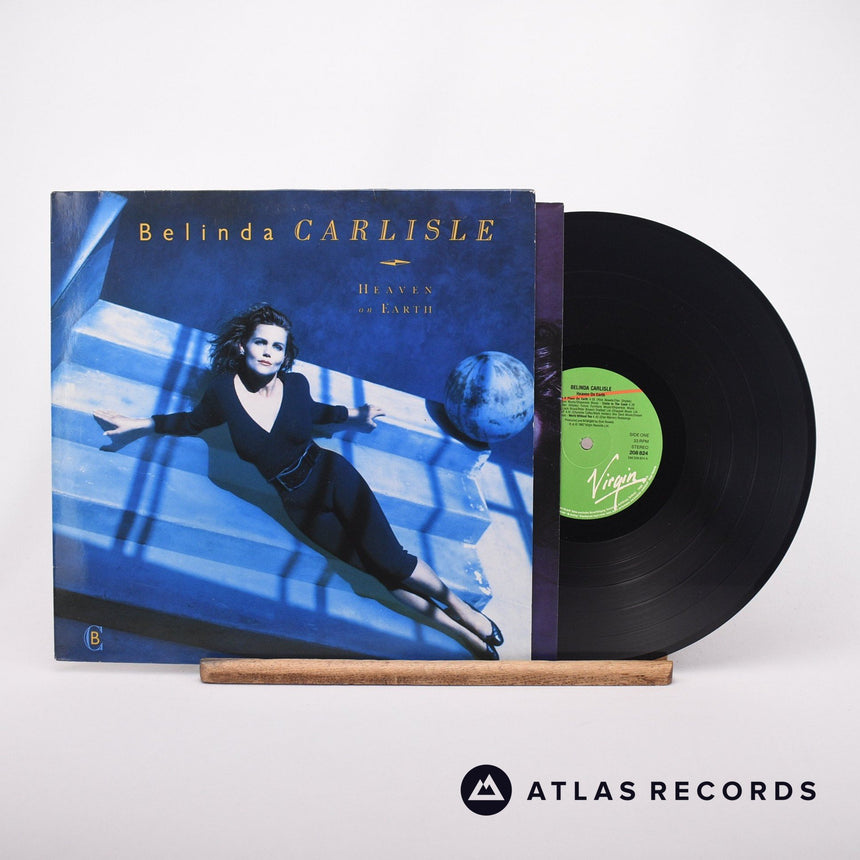 Belinda Carlisle Heaven On Earth LP Vinyl Record - Front Cover & Record
