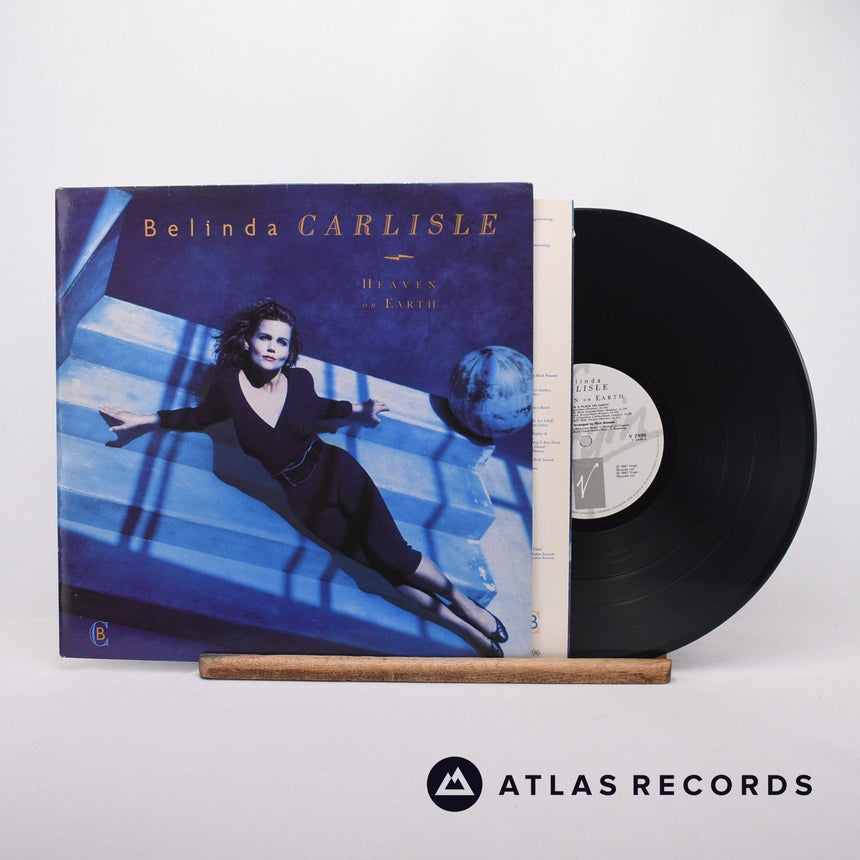 Belinda Carlisle Heaven On Earth LP Vinyl Record - Front Cover & Record