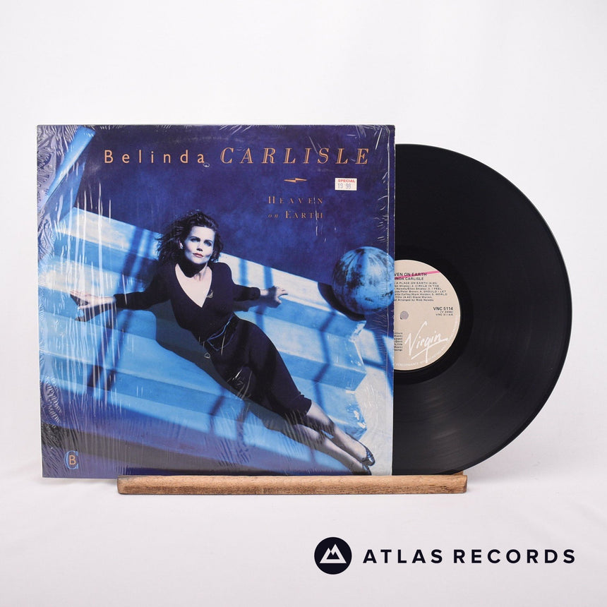 Belinda Carlisle Heaven On Earth LP Vinyl Record - Front Cover & Record