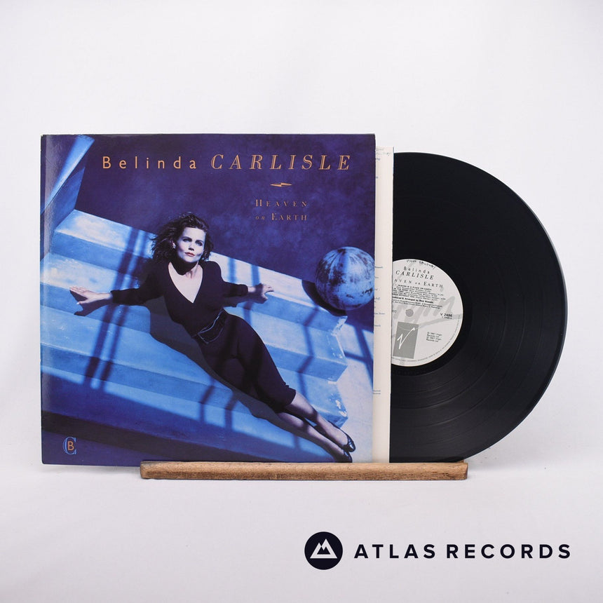 Belinda Carlisle Heaven On Earth LP Vinyl Record - Front Cover & Record
