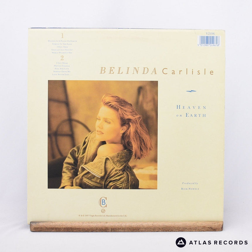 Belinda Carlisle - Heaven On Earth - Townhouse Dmm LP Vinyl Record - VG+/VG+