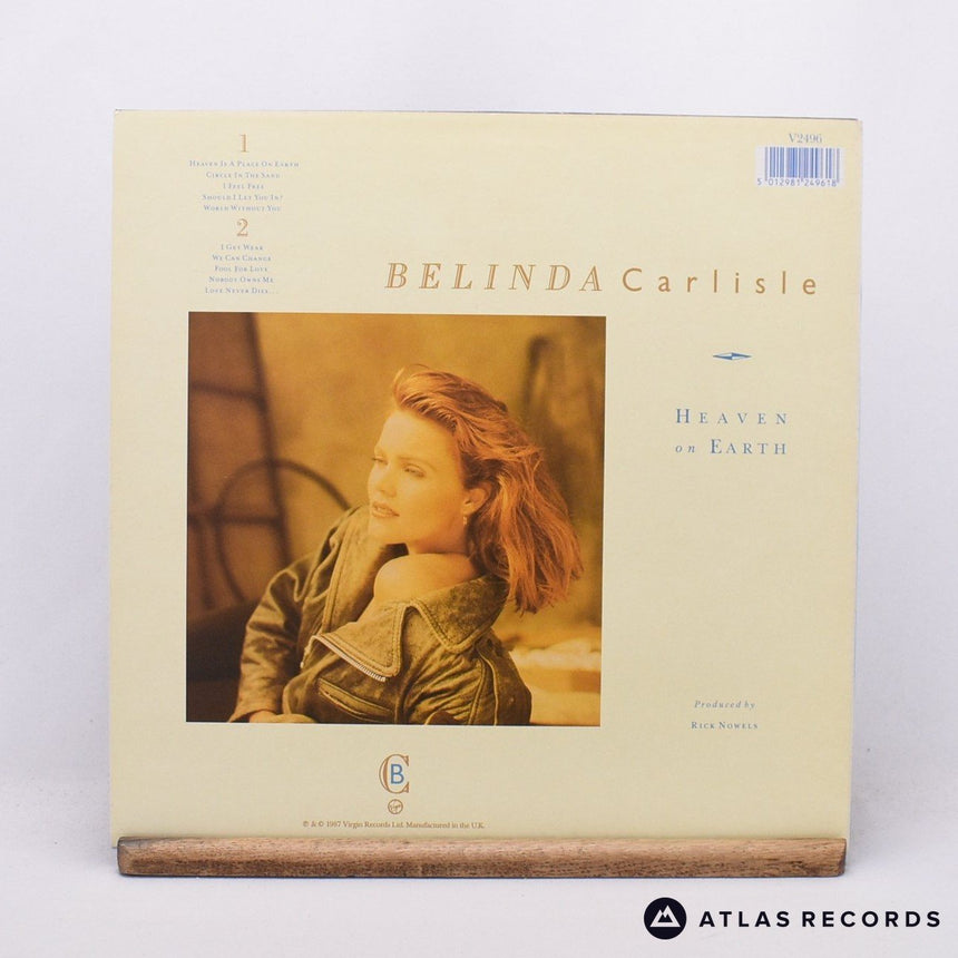 Belinda Carlisle - Heaven On Earth - Townhouse LP Vinyl Record - EX/EX