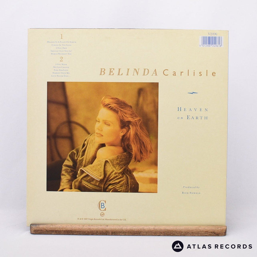 Belinda Carlisle - Heaven On Earth - Townhouse LP Vinyl Record - VG+/VG+