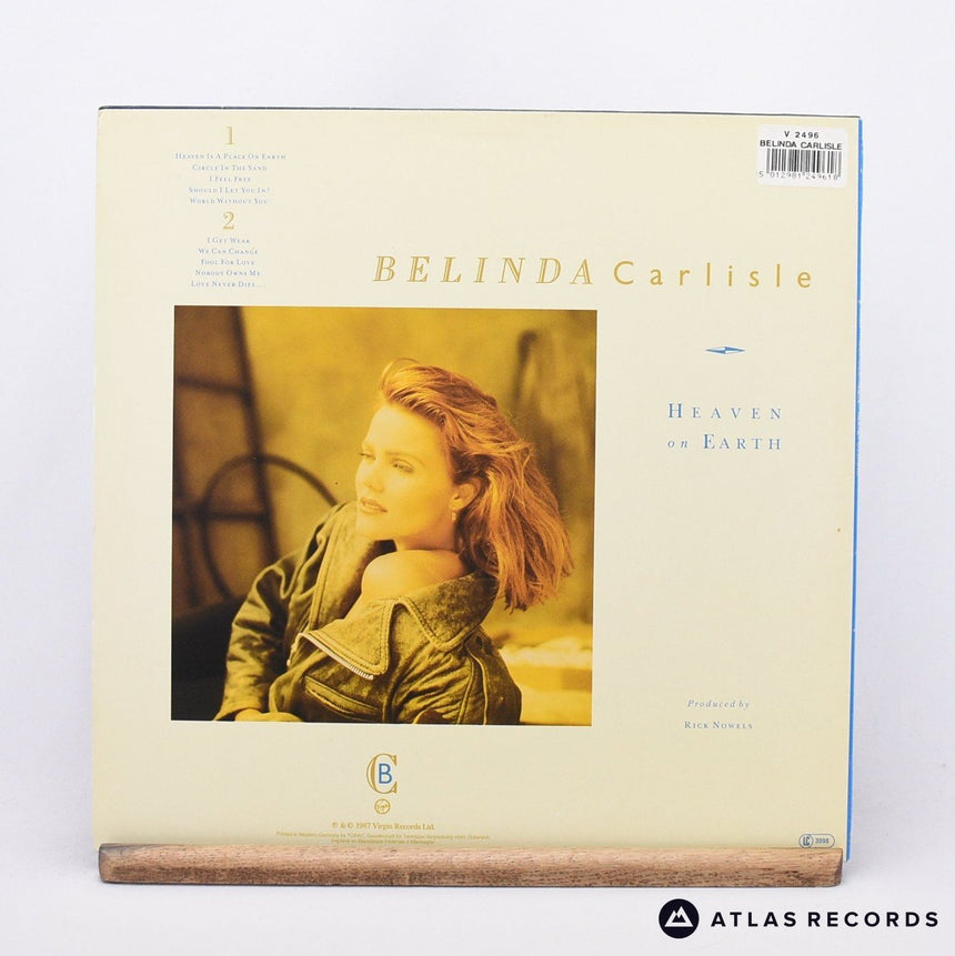 Belinda Carlisle - Heaven On Earth - LP Vinyl Record - EX/EX
