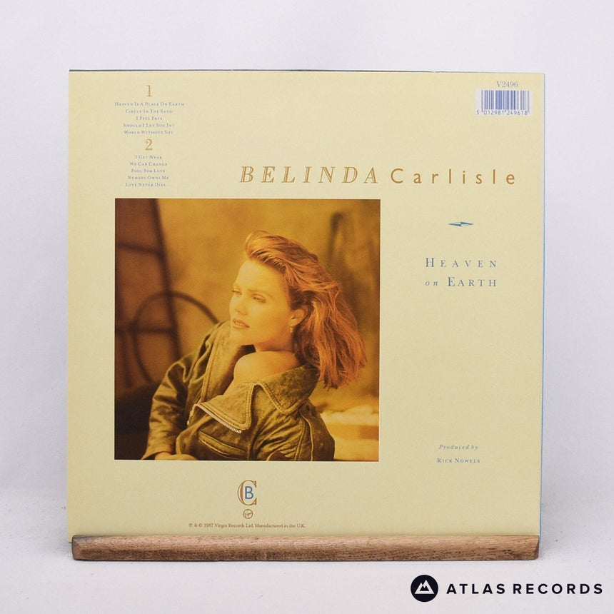 Belinda Carlisle - Heaven On Earth - LP Vinyl Record - EX/EX
