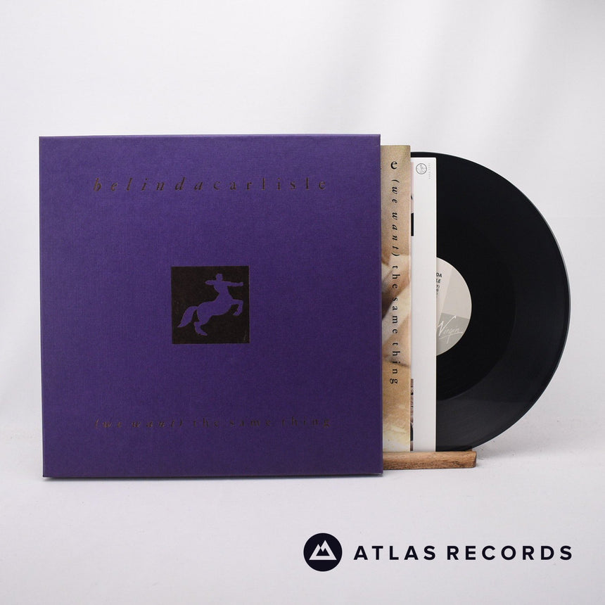 Belinda Carlisle (We Want) The Same Thing 12" Vinyl Record - Front Cover & Record