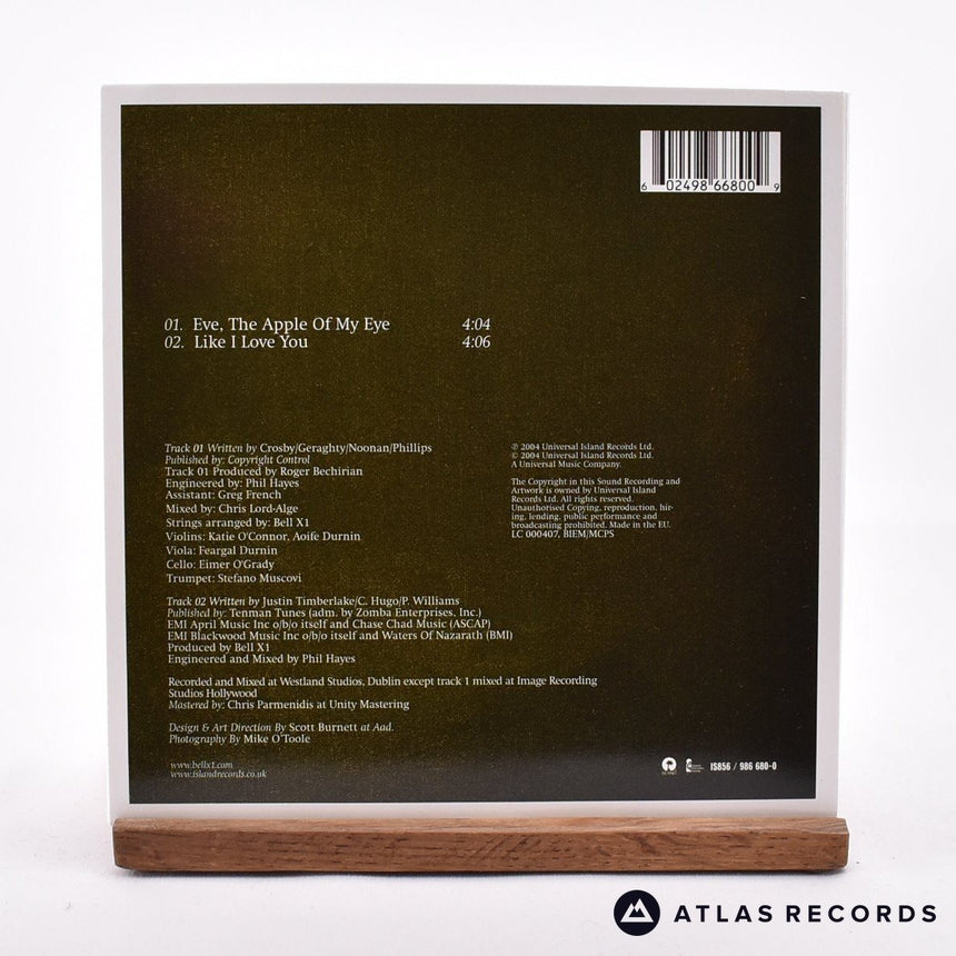 Bell X1 - Eve, The Apple Of My Eye - Green 7" Vinyl Record - NM/NM