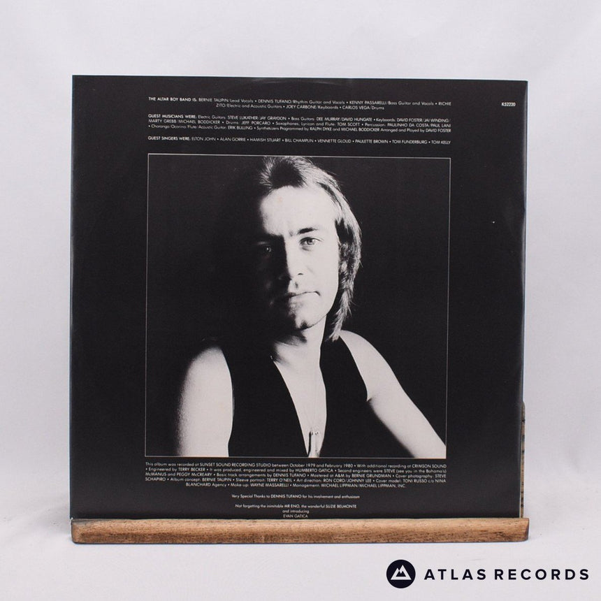 Bernie Taupin - He Who Rides The Tiger - LP Vinyl Record - EX/EX