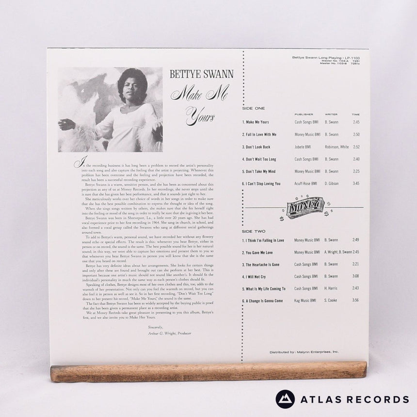 Bettye Swann - Make Me Yours - Reissue LP Vinyl Record - NM/EX