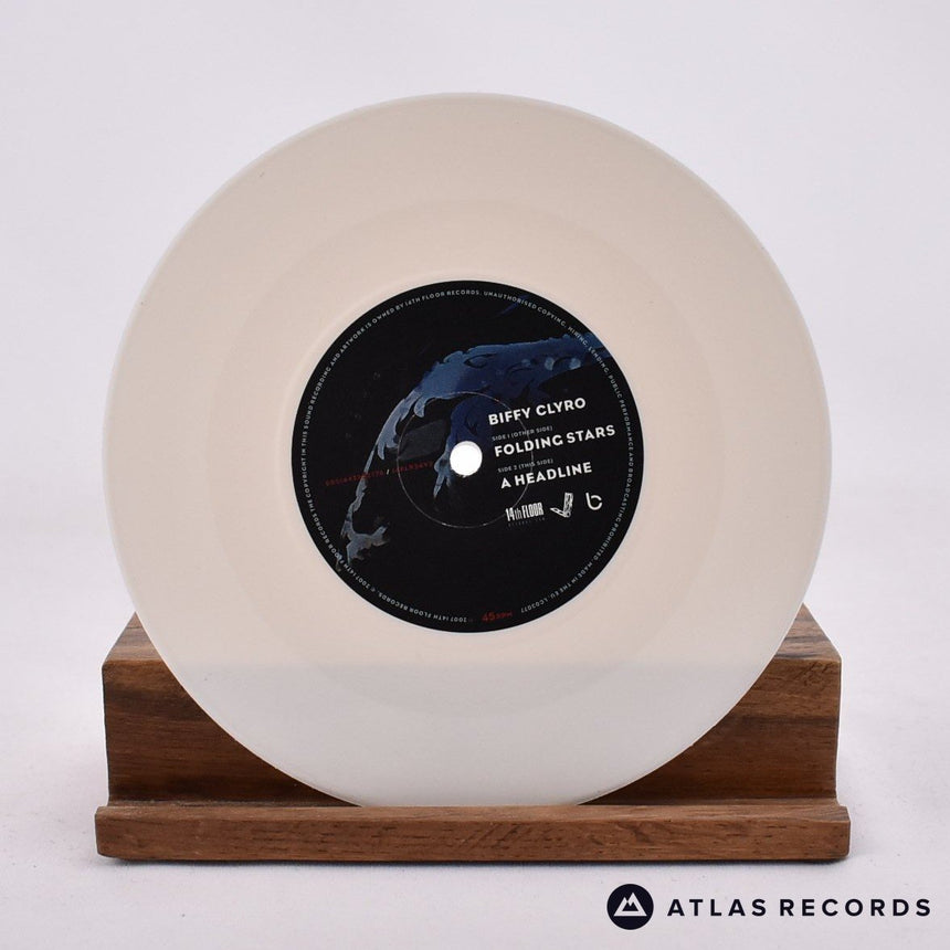 Biffy Clyro - Folding Stars - White Numbered 7" Vinyl Record - NM/NM