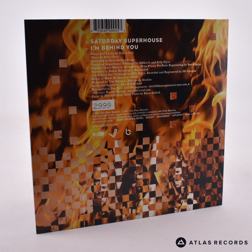 Biffy Clyro - Saturday Superhouse - Orange Limited Edition 7" Vinyl Record - NM/NM
