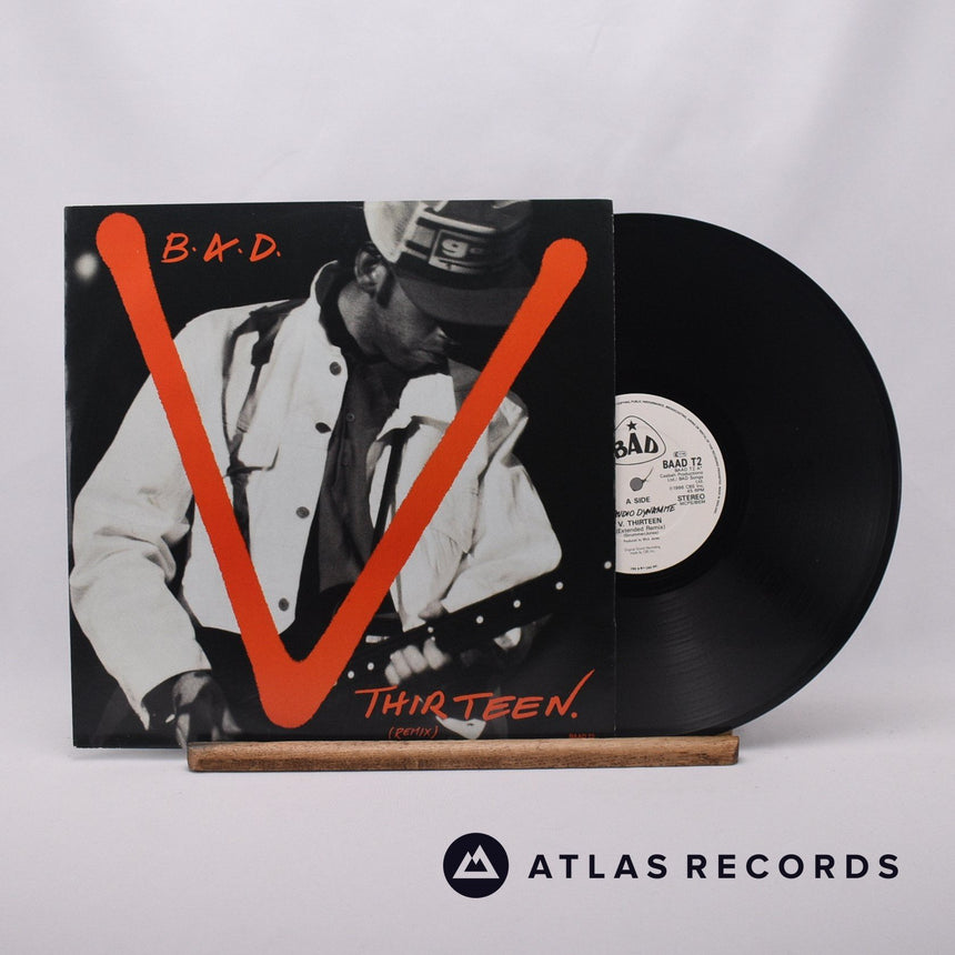 Big Audio Dynamite V. Thirteen 12" Vinyl Record - Front Cover & Record