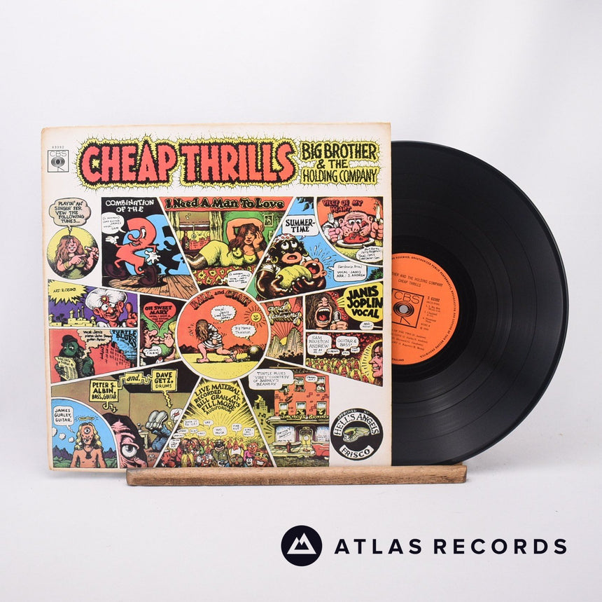 Big Brother & The Holding Company Cheap Thrills LP Vinyl Record - Front Cover & Record