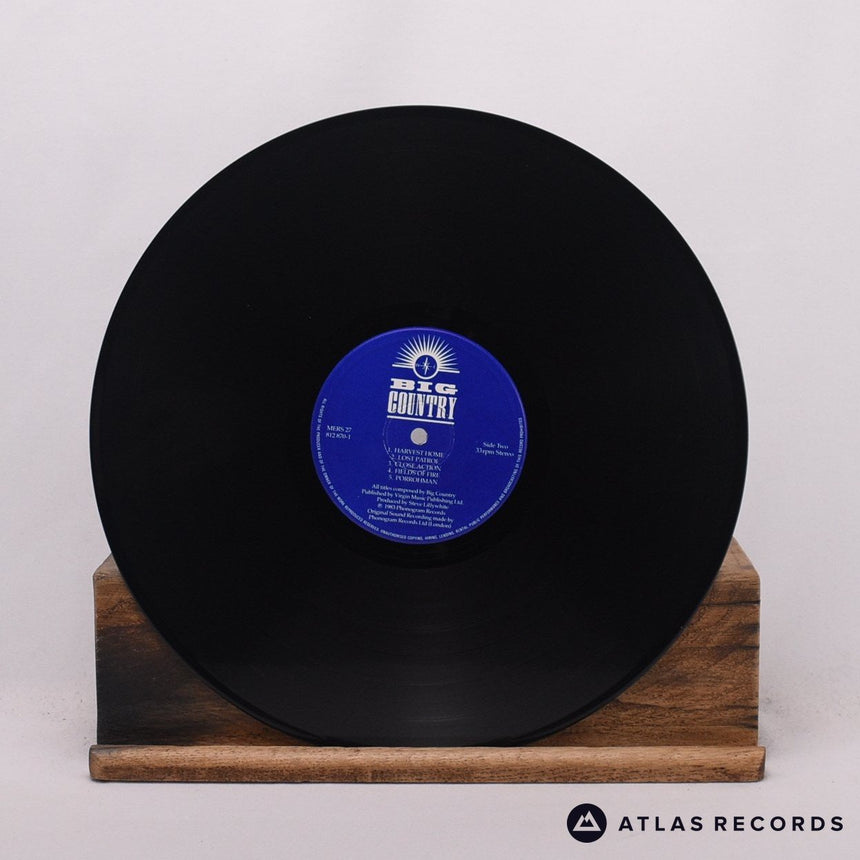 Big Country - The Crossing - Textured Sleeve Townhouse LP Vinyl Record - EX/EX