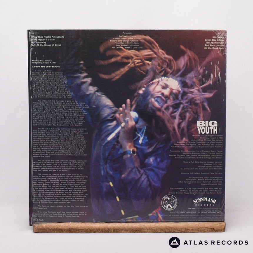Big Youth - Live At Reggae Sunsplash - LP Vinyl Record - EX/EX