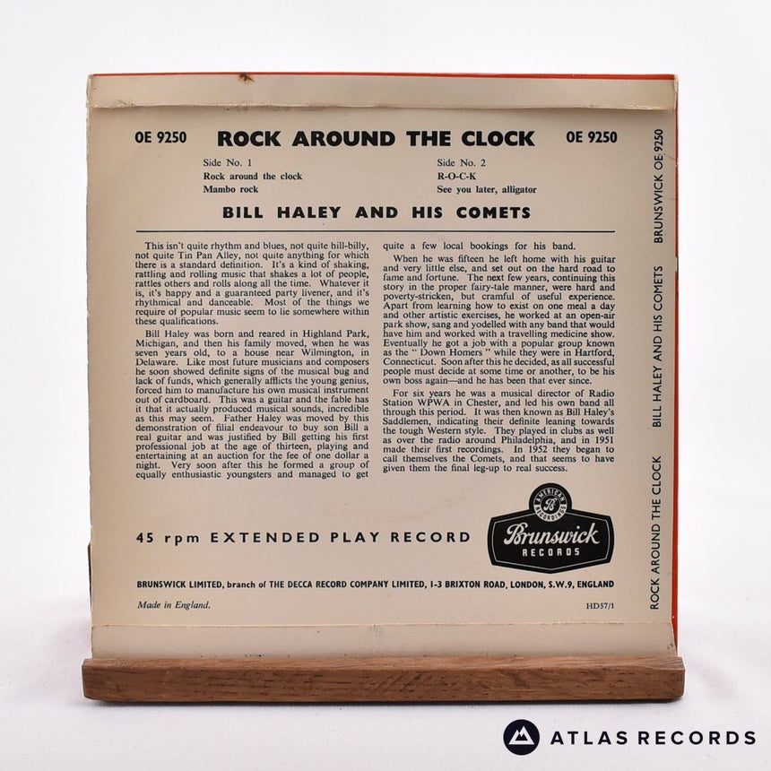 Bill Haley And His Comets - Rock Around The Clock - 7" EP Vinyl Record - VG+/VG+
