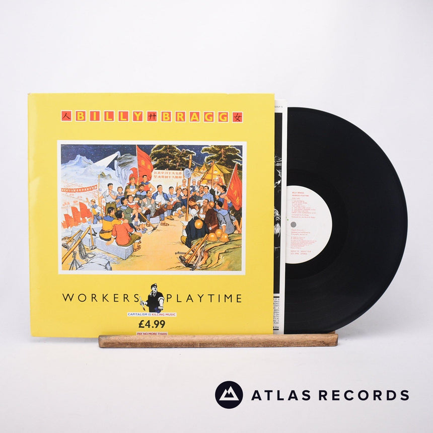Billy Bragg Workers Playtime LP Vinyl Record - Front Cover & Record