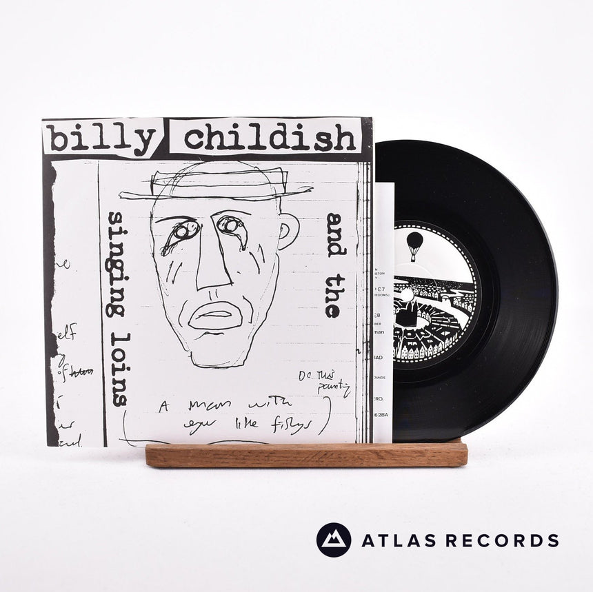 Billy Childish A Man With Eyes Like Fishes 7" Vinyl Record - Front Cover & Record