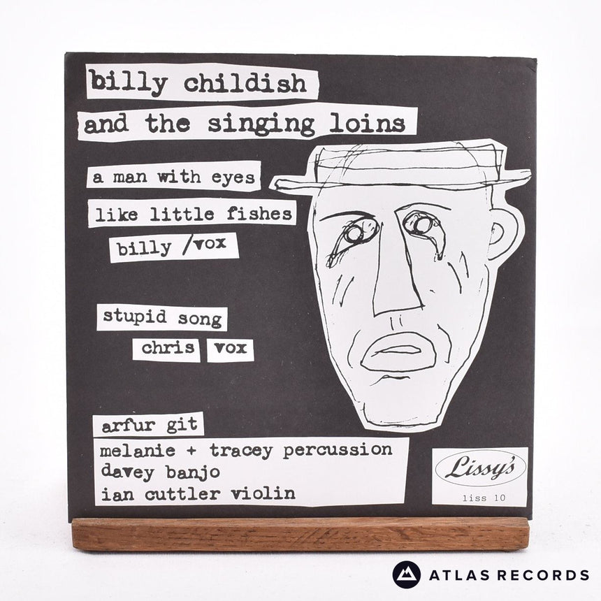 Billy Childish - A Man With Eyes Like Fishes - Insert 7" Vinyl Record - EX/EX