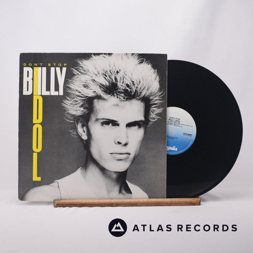 Billy Idol Don't Stop 12" Vinyl Record - Front Cover & Record
