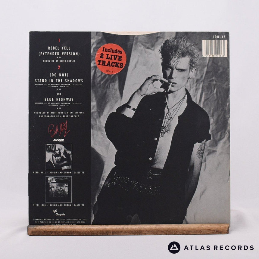 Billy Idol - Rebel Yell (Extended Version) - 12" Vinyl Record - EX/VG+