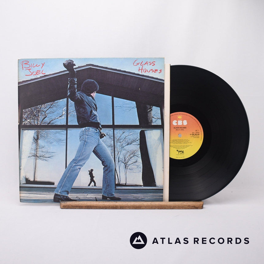 Billy Joel Glass Houses LP Vinyl Record - Front Cover & Record