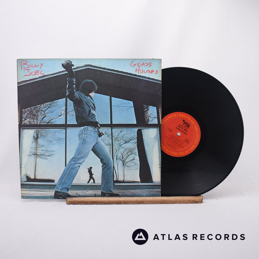 Billy Joel Glass Houses LP Vinyl Record - Front Cover & Record