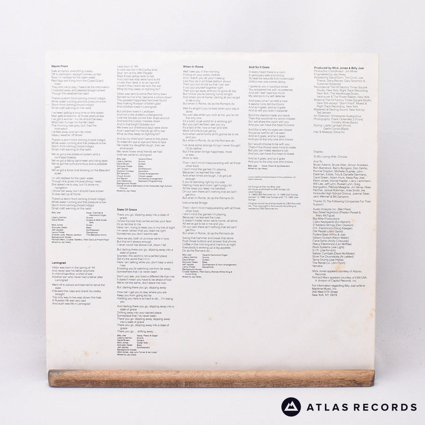 Billy Joel - Storm Front - LP Vinyl Record - VG+/EX