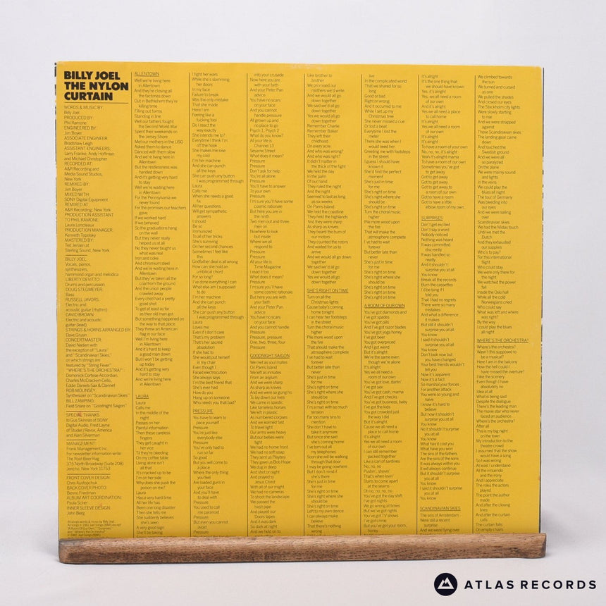 Billy Joel - The Nylon Curtain - Insert Obi A2 B1 LP Vinyl Record - NM/NM