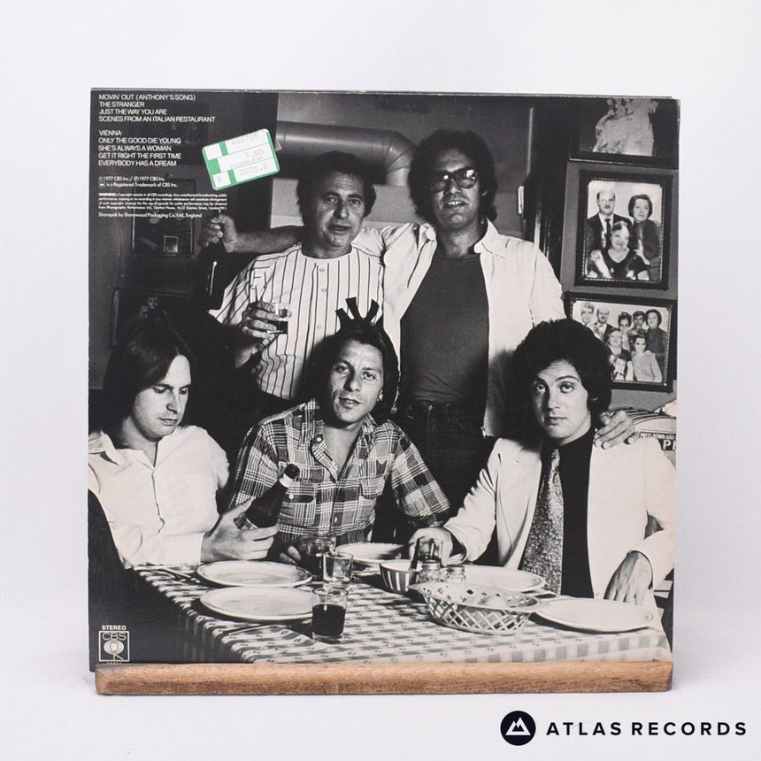 Billy Joel - The Stranger - Lyric Sheet LP Vinyl Record - EX/EX