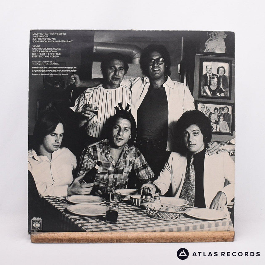 Billy Joel - The Stranger - Lyric Sheet A-2 B1 LP Vinyl Record - VG+/EX