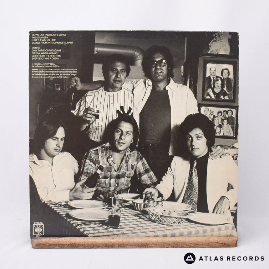 Billy Joel - The Stranger - Lyric Sheet A3 B4 LP Vinyl Record - VG+/EX