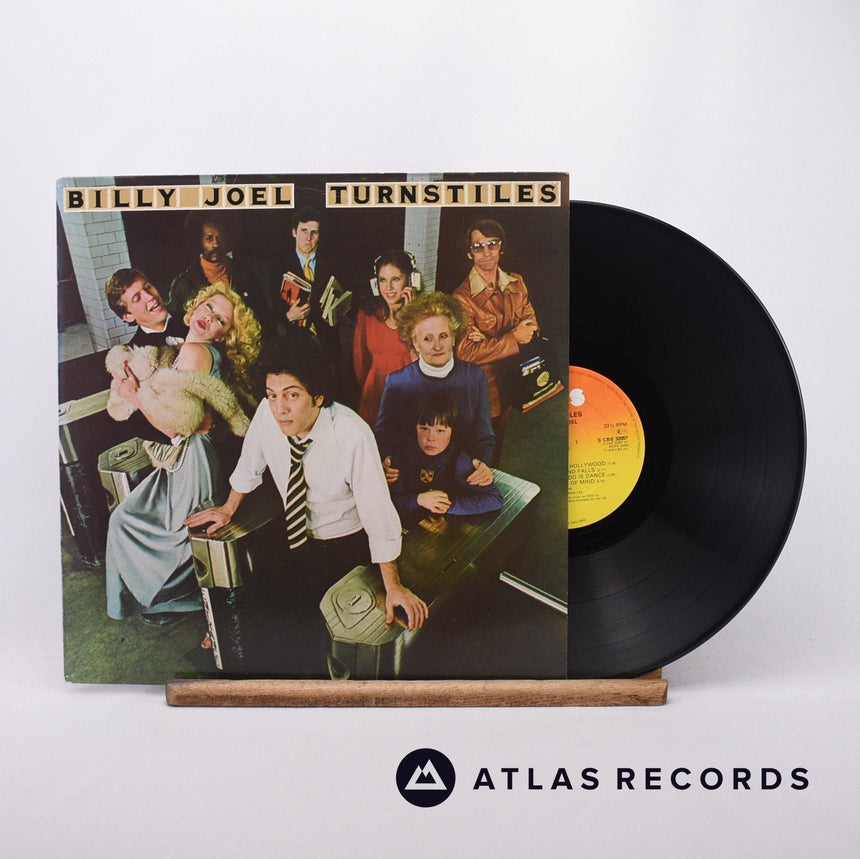 Billy Joel Turnstiles LP Vinyl Record - Front Cover & Record