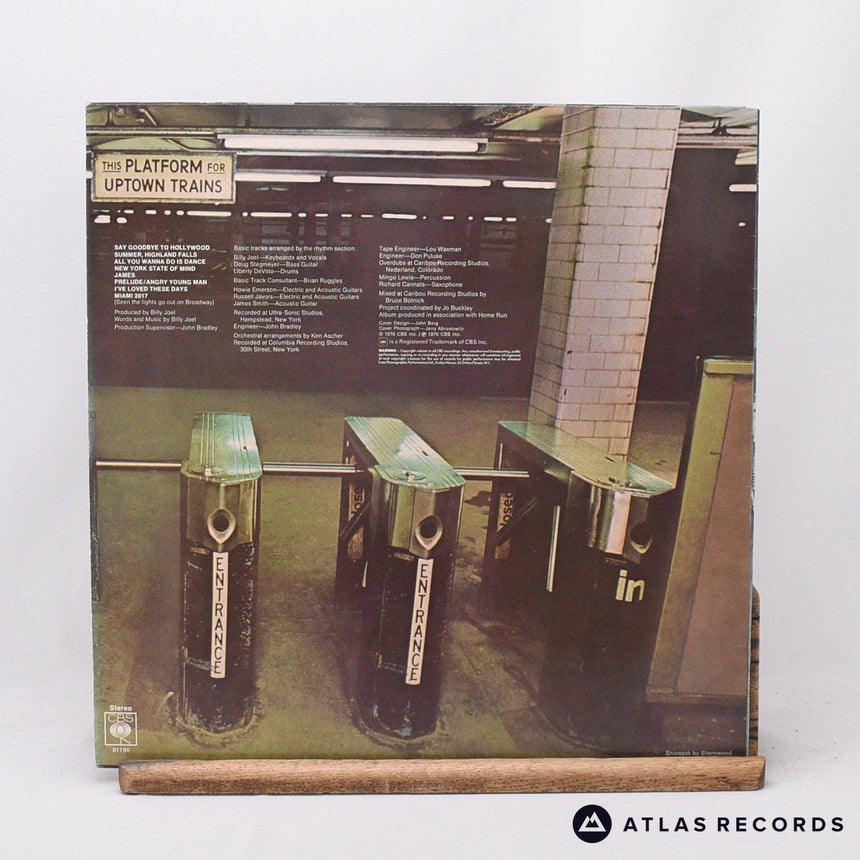 Billy Joel - Turnstiles - Lyric Sheet LP Vinyl Record - EX/EX