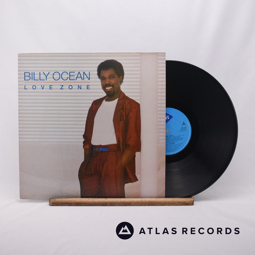 Billy Ocean Love Zone LP Vinyl Record - Front Cover & Record
